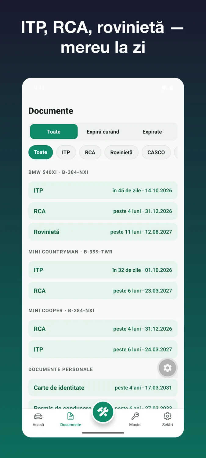 BAPP Auto: documentele și termenele lor